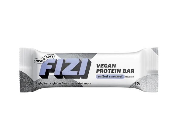 Батончик глазурований FIZI Vegan Salted Caramel 40 г Аврора фото