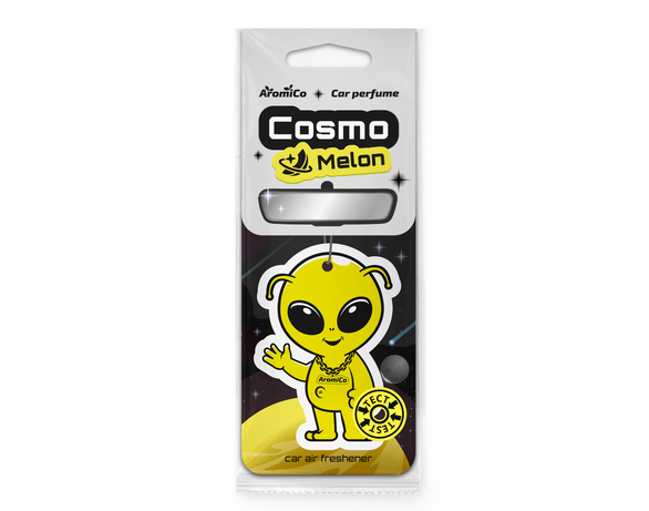Ароматизатор повітря автомобільний картонний Aromico Cosmo Melon Аврора дешево