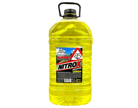 Омивач скла літній NITROGRUPPE Лимон (+1C) 3,9 л в інтернет-магазині Аврора