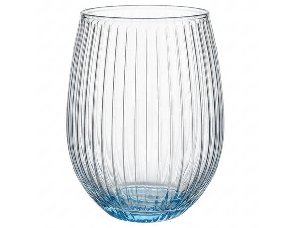 Склянка висока ребриста Galleryglass кольоровий лак 465 мл Аврора фото