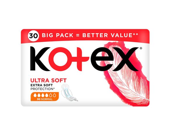 Прокладки гігієнічні Kotex Ultra Soft Quadro 30 шт/уп. Аврора каталог