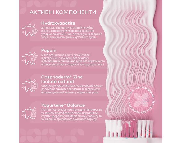 Паста зубна Medosan Інтенсивне відбілювання LumiWhite Pro 75 мл Аврора картинка 3 ціна