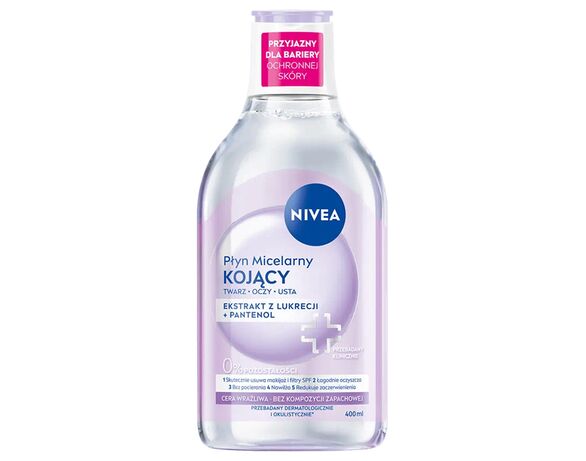 Вода міцелярна для чутливої шкіри обличчя NIVEA Заспокоююча 400 мл Аврора каталог