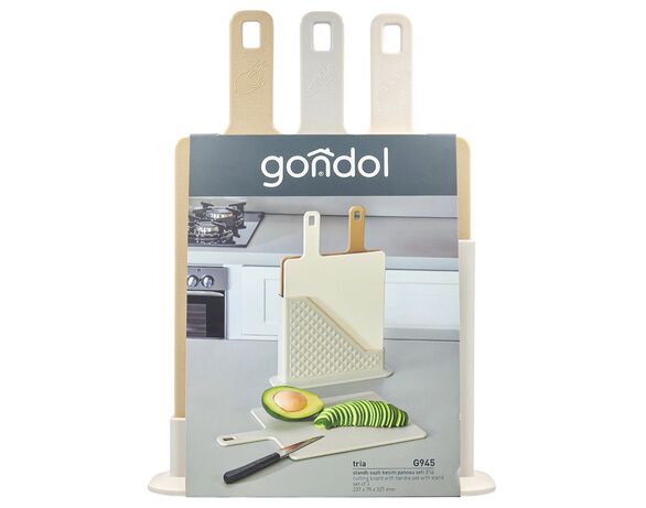 Набір дощок кухонних пластикових Gondol 3 шт в Аврорі