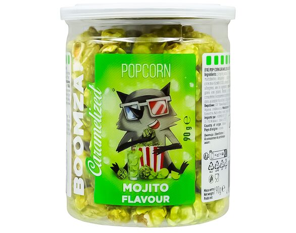 Попкорн карамелізований BOOMZA Mojito, ПЕТ 90 г Аврора фото