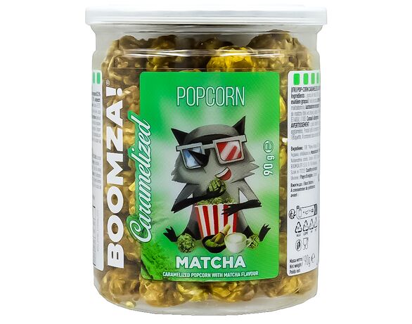 Попкорн карамелізований BOOMZA Matcha, ПЕТ 90 г в інтернет-магазині Аврора