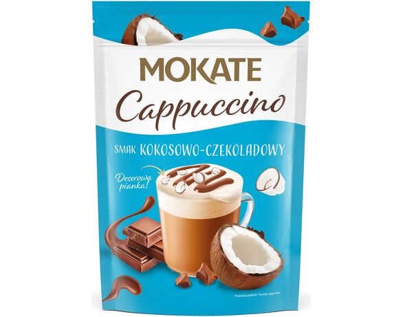 Напій капучино MOKATE зі смаком кокоса та шоколаду 110 г Аврора дешево
