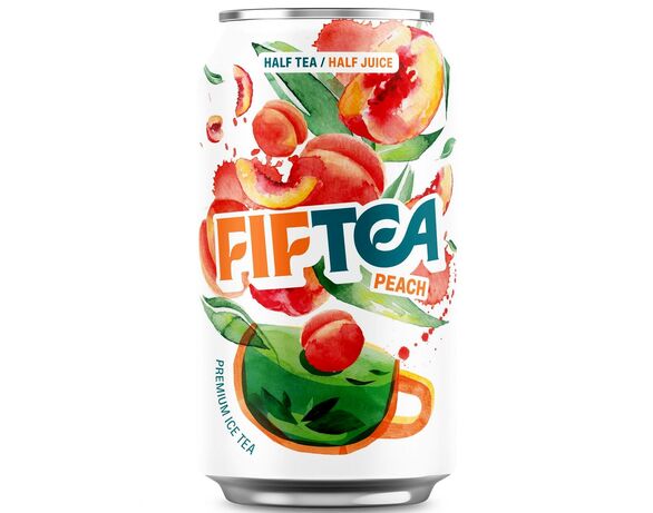 Напій соковмісткий б/а FIFTEA Чай зі смаком персика 330 мл Аврора вартість