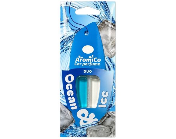 Ароматизатор повітря автомобільний ампульний Aromico DUO Ocean&Ice Аврора каталог