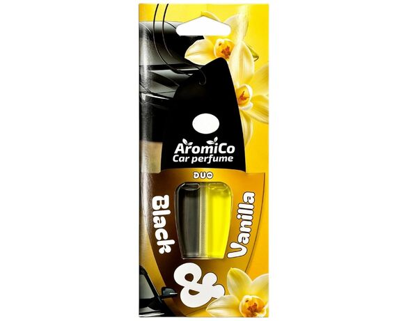 Ароматизатор повітря автомобільний ампульний Aromico DUO Vanila&Black Аврора недорого