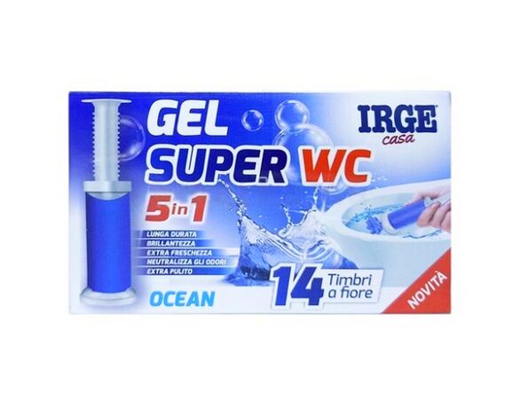 Засіб для унітазу точковий гелевий IRGE Стіки Ocean 45 г Аврора дешево