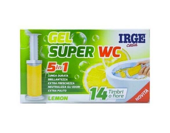 Засіб для унітазу точковий гелевий IRGE Стіки Lemon 45 г Аврора фото