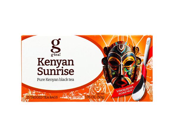 Чай чорний байховий g’tea! Kenyan Sunrise 2 г х 25 шт/пач. Аврора каталог