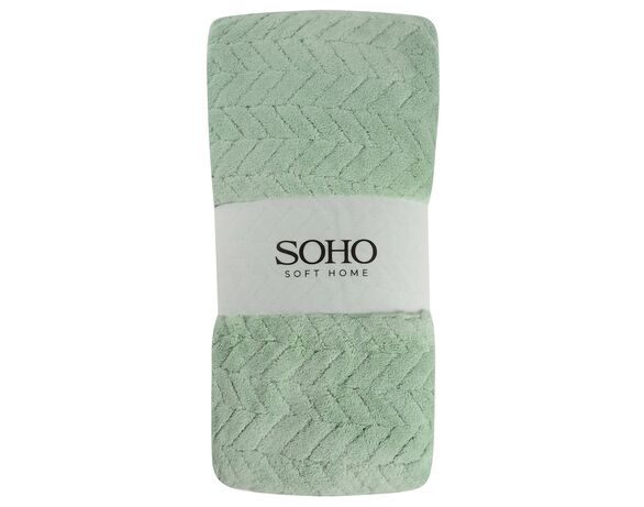 Рушник банний мікрофібра SOHO колір мікс 280г/м2 70х140 см Аврора картинка 4 відгуки