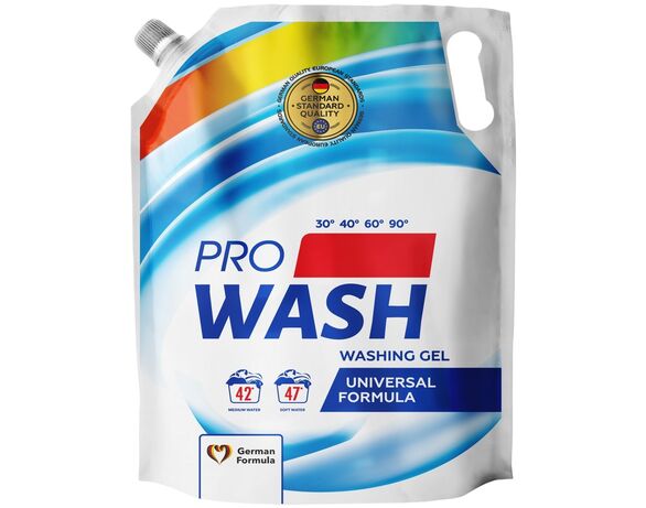 Гель для прання PRO WASH Universal, дой-пак 2000 г Аврора вартість