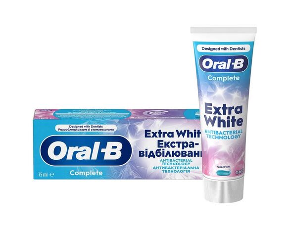 Паста зубна ORAL-B Complete Екстра відбілювання 75 мл в Аврорі