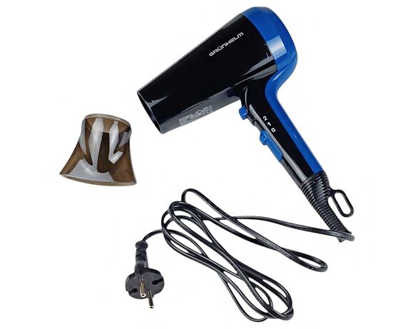 Фен для волосся GRUNHELM GHD-580 2 швидкості 2 режими чорно-синій 2100 Вт Аврора картинка 5 ціна