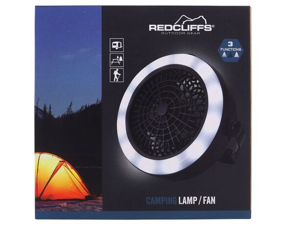 Вентилятор портативний LED підсвітка REDCLIFFS OUTDOOR Аврора каталог