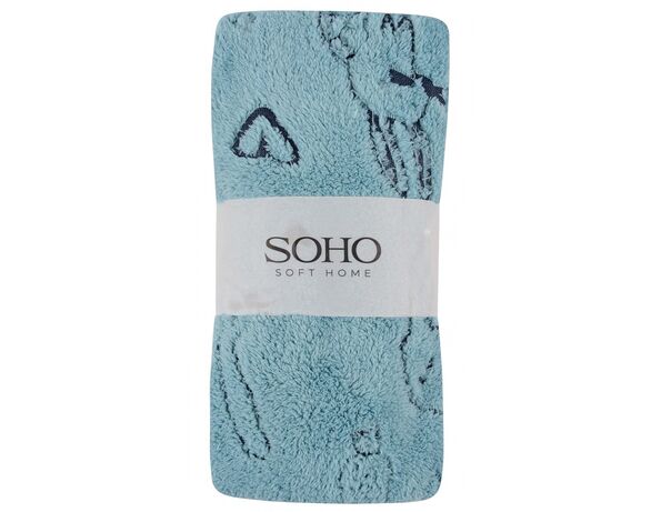 Рушник банний мікрофібра SOHO колір мікс 260г/м2 35х75 см Аврора картинка 5 з доставкою