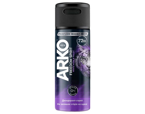 Дезодорант чоловічий ARKO MEN Freedom Spirit спрей 150 мл в Аврорі