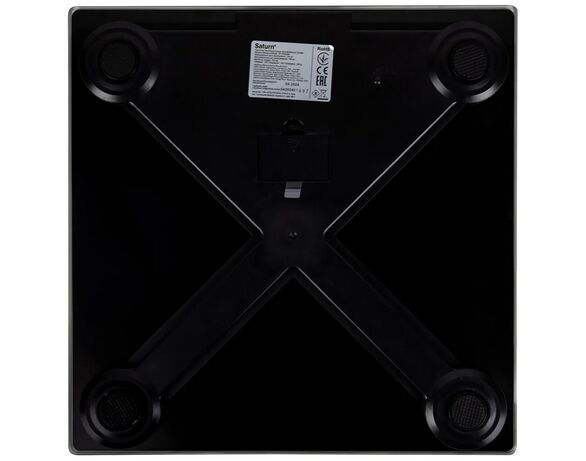 Ваги підлогові електронні скляні Saturn ST-PS0294 чорні Аврора картинка 8 купити