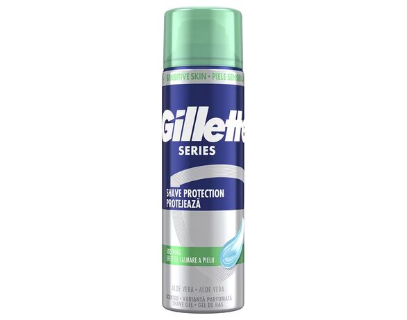 Гель для гоління GILLETTE TGS Sensitive Skin з алое 200 мл в Аврорі
