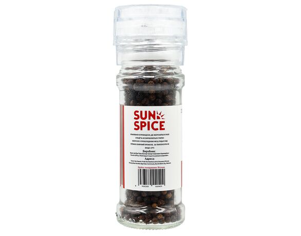 Перець чорний горошок SUNSPICE млинок 50 г Аврора картинка 3 ціна