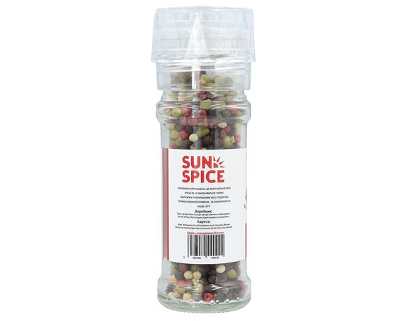 Суміш перців горошок SUNSPICE Райдужна, млинок 50 г Аврора картинка 3 купити