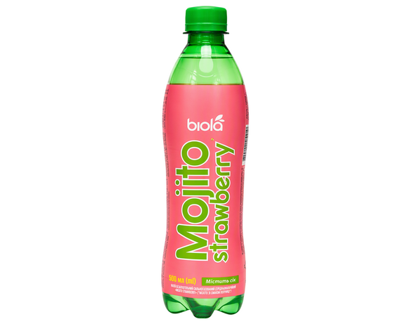 Напій безалкогольний сильногазований Біола Mojito Strawberry 0,5 л Аврора вартість