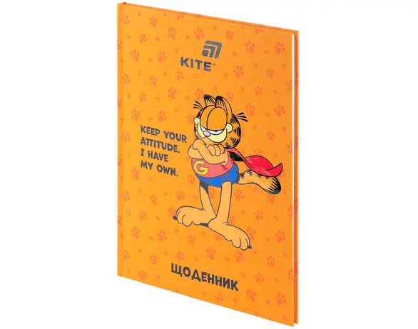 Щоденник шкільний тверда обкладинка KITE серія Garfield арт.GF26-262 Аврора картинка 2 купити