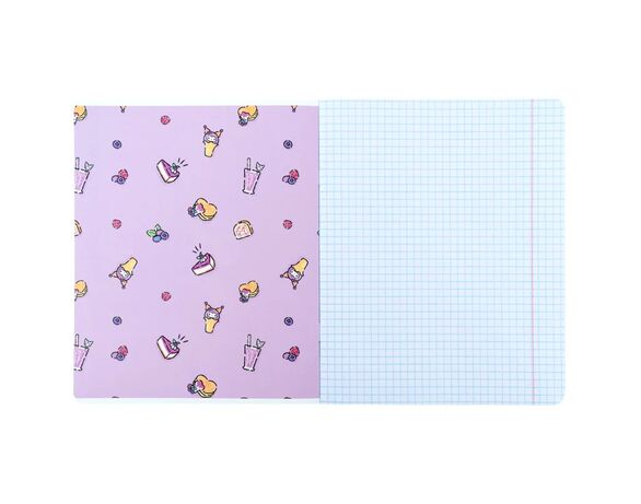 Зошит шкільний в клітинку KITE серія Kitty&Friends 12 аркушів арт.HK26-232 Аврора картинка 2 вартість