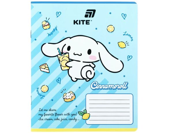 Зошит шкільний в клітинку KITE серія Kitty&Friends 12 аркушів арт.HK26-232 Аврора картинка 5 з доставкою