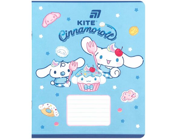 Зошит шкільний клітинка KITE серія Cinnamoroll 18 аркушів арт.CR26-236 Аврора картинка 7 каталог