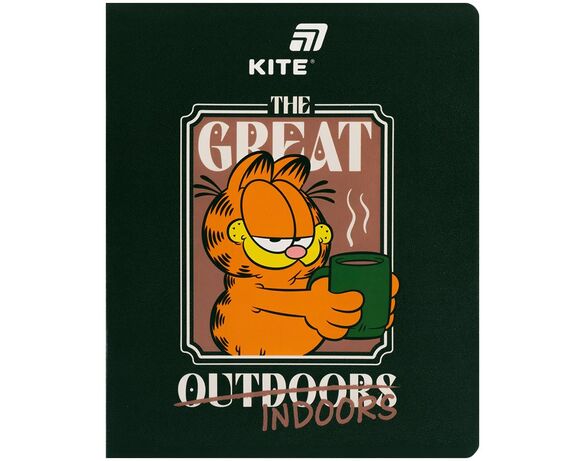 Зошит шкільний клітинка KITE серія Garfield 48 аркушів арт.GF26-259 Аврора картинка 6 купити