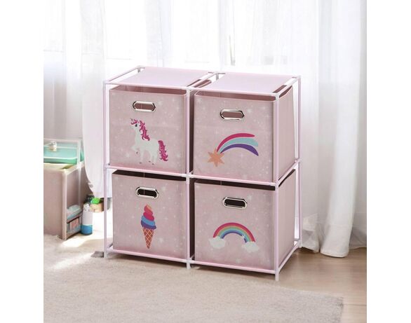 Стелаж для зберігання речей з органайзерами Storage Solutions 4 шт (C80653200) Аврора картинка 2 ціна