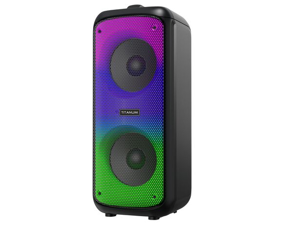 Колонка портативна TITANUM SPK402BT RGB чорна 10 Вт Аврора картинка 2 недорого
