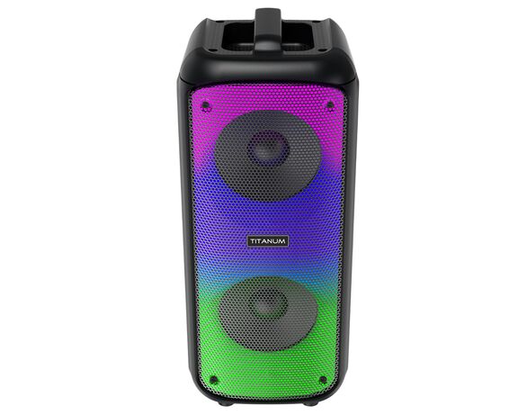 Колонка портативна TITANUM SPK402BT RGB чорна 10 Вт Аврора картинка 3 вартість