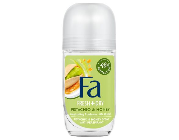 Антиперспірант жіночий Fa Fresh&Dry Pistachio&Honey кульковий 50 мл Аврора фото