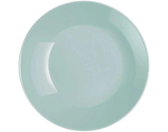 Тарілка супова скляна LUMINARC Diwali Light Turquoise d=20 см Аврора фото