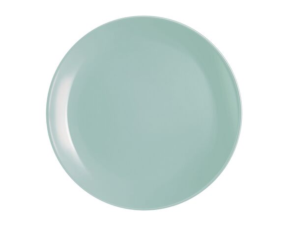 Тарілка обідня скляна LUMINARC Diwali Light Turquoise d=25 см Аврора купити