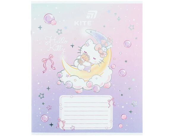 Зошит шкільний коса лінія KITE серія Hello Kitty 12 аркушів арт.HK26-235-1 Аврора картинка 6 відгуки