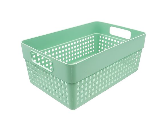 Кошик для зберігання пластиковий без кришки Storage Solutions 23,5х15,5 см Аврора картинка 2 відгуки