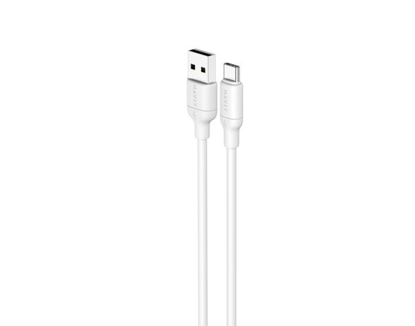 Кабель USB-USB-C HAVIT CB674 білий 1м Аврора картинка 2 каталог