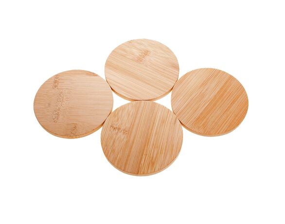 Набір підставок під гаряче бамбукових Excellent Houseware 4 шт Аврора