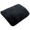 Плед двоспальний мікрофібра WonderTime однотонний 180х210 см - Чорний+ смужка