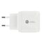 Адаптер для зарядки USB+TYPE С - Білий