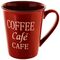 Чашка порцелянова Coffee CAFE кольорова 350 мл - Червоний