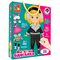 Набір магнітів дитячий Vladi Toys Лялька з одягом - Trendy girl